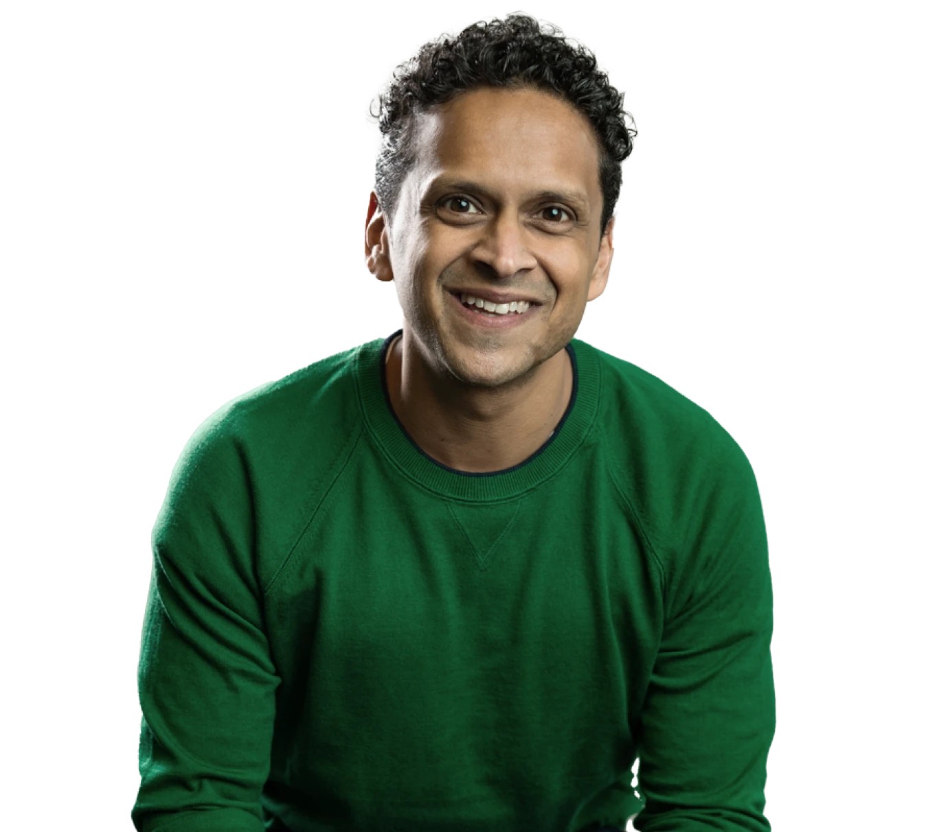 SmartPath co-founder and CEO Alok Deshpande seated outdoors
