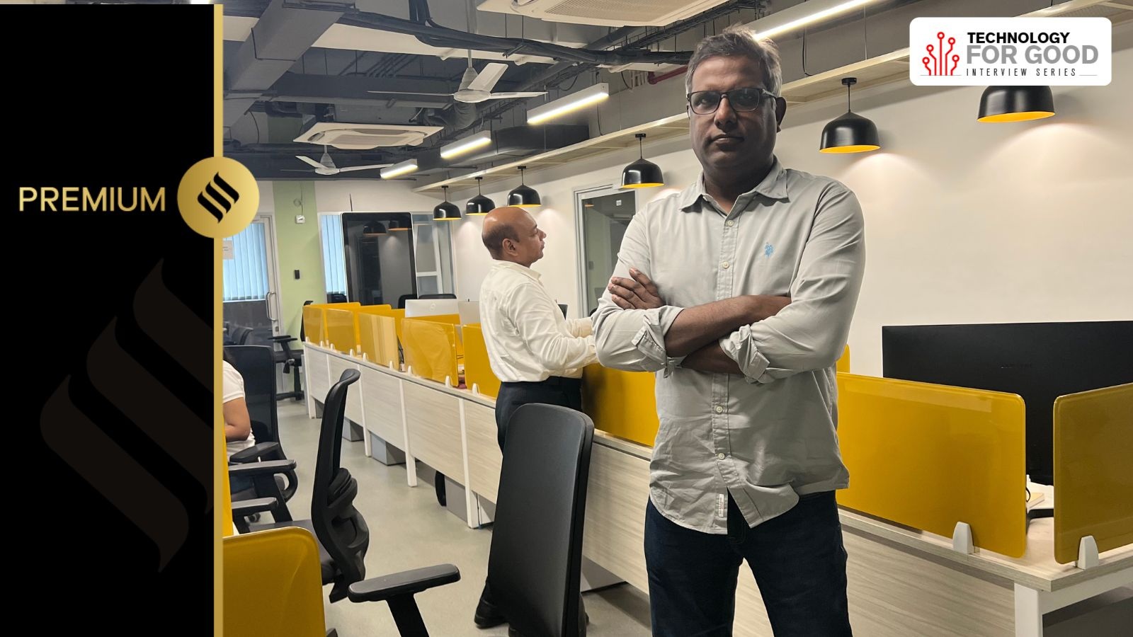 Shaji Varghese, CEO of SINE IIT Bombay, in an interview portrait