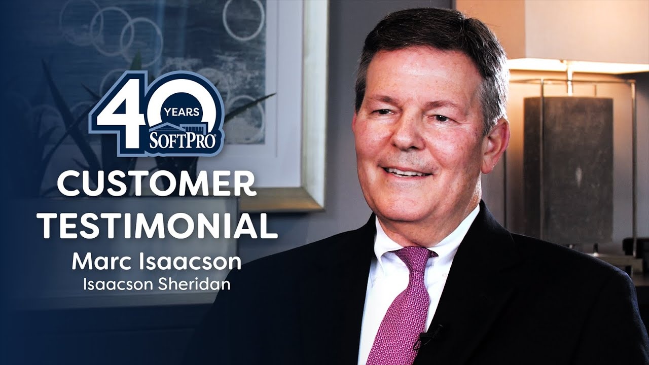 Marc Isaacson in SoftPro’s fortieth-anniversary customer interview