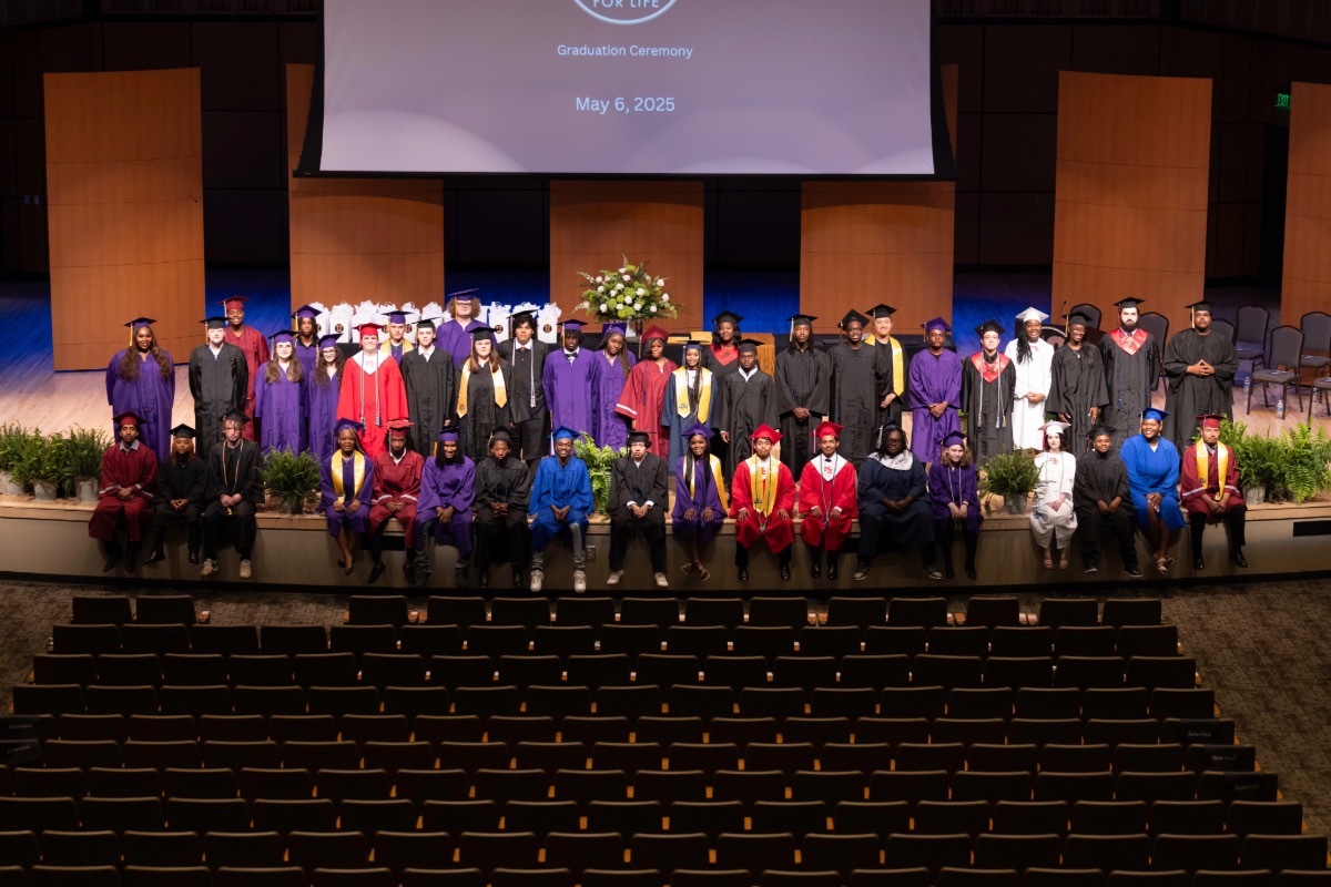 Graduates and Southwire representatives gathered at the 2025 Carrollton 12 for Life commencement