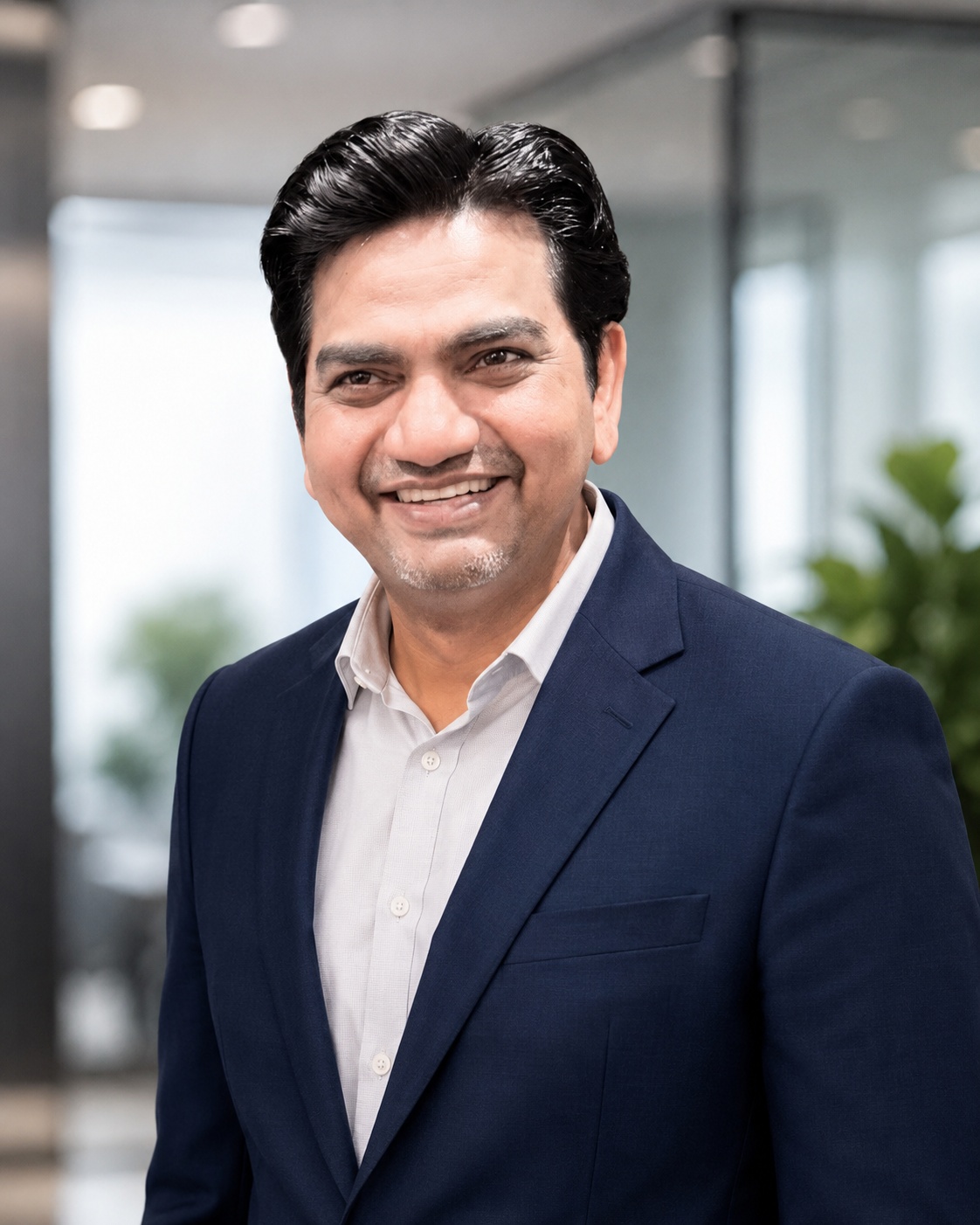 Spanidea founder and CEO Bhagirath Choudhary in an office