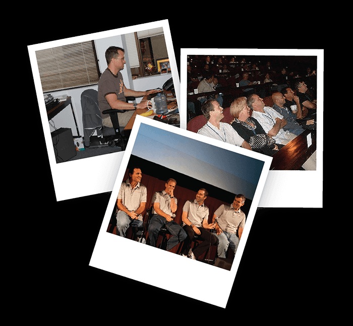 Spiceworks’ archival founder collage, published on its About page