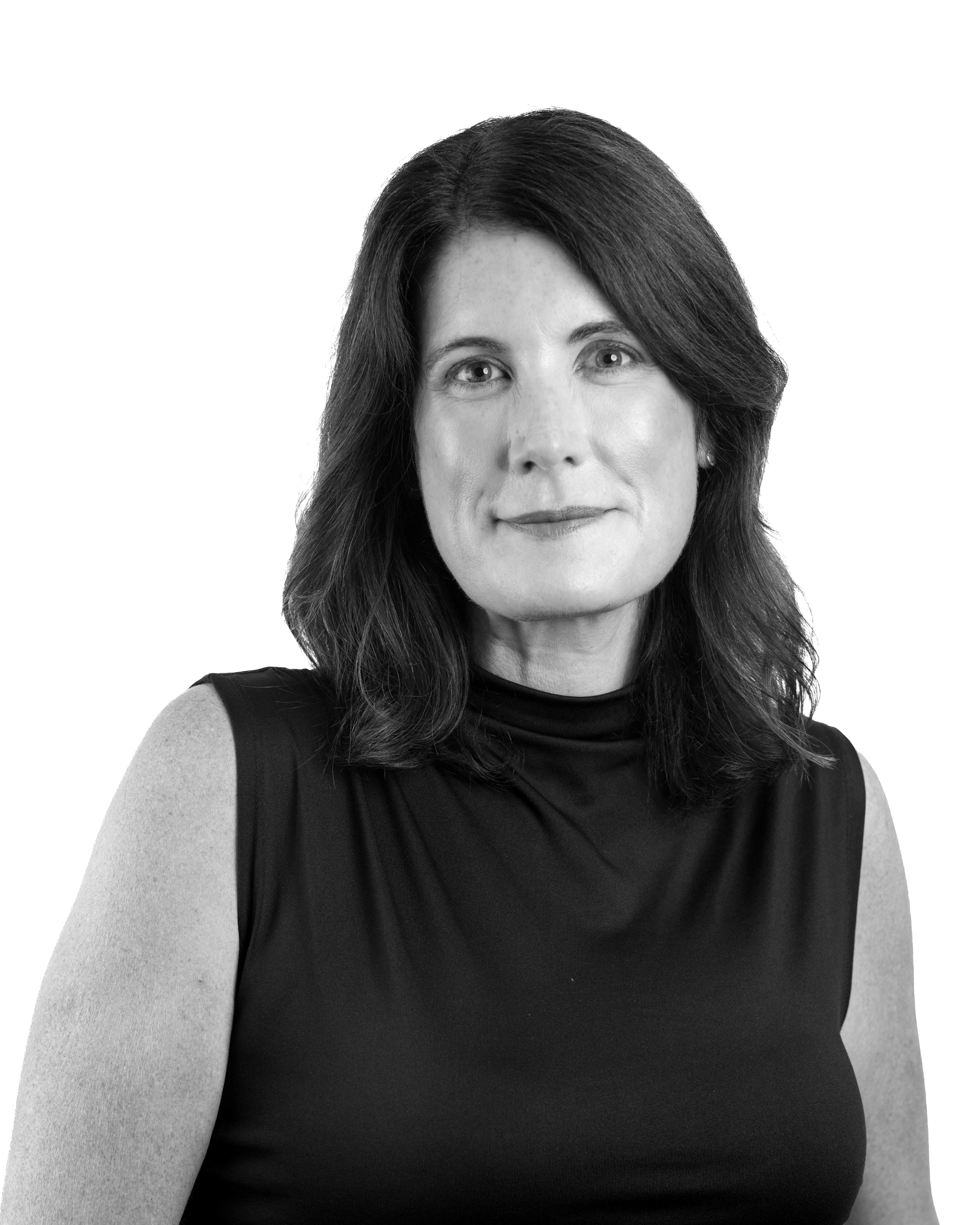 Black-and-white portrait of Spool founder and CEO Catherine Merritt