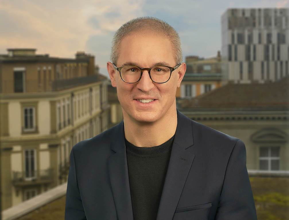 SpotMe CEO Pierre Metrailler in an official company portrait