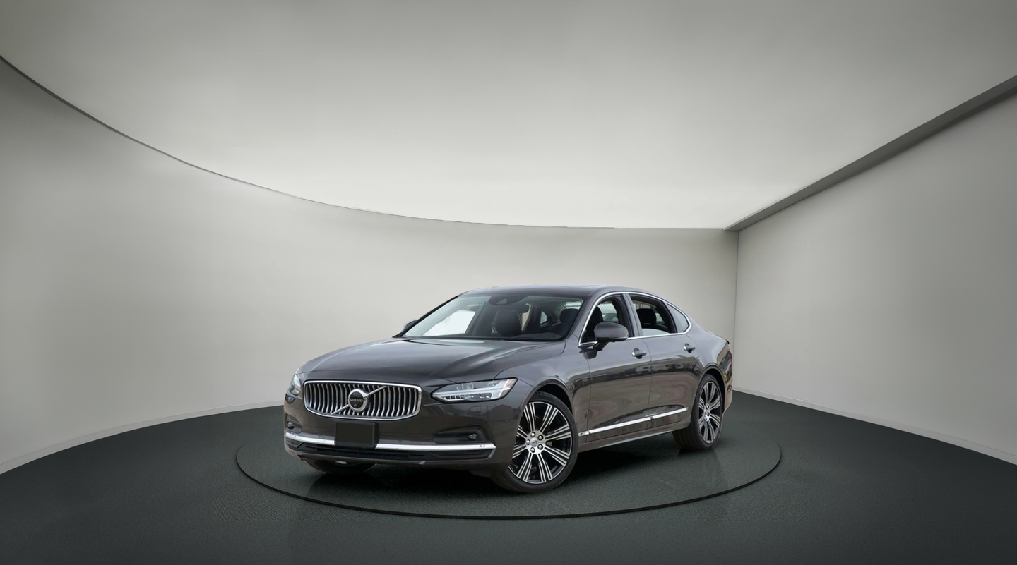 The same Volvo placed into a virtual studio in Spyne’s product demonstration