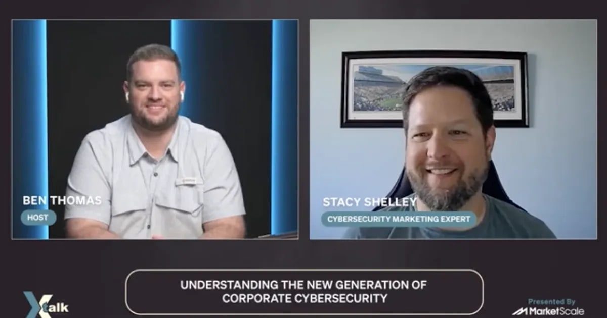 Stacy Shelley speaking by video with MarketScale host Ben Thomas