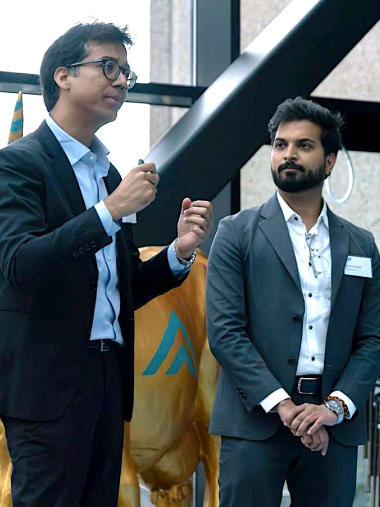 Polymerize co-founders Kunal Sandeep and Abhijit Vijay Salvekar