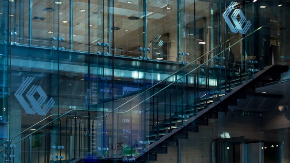 Interior of the Warsaw Stock Exchange, which hosted the Energeia program finale