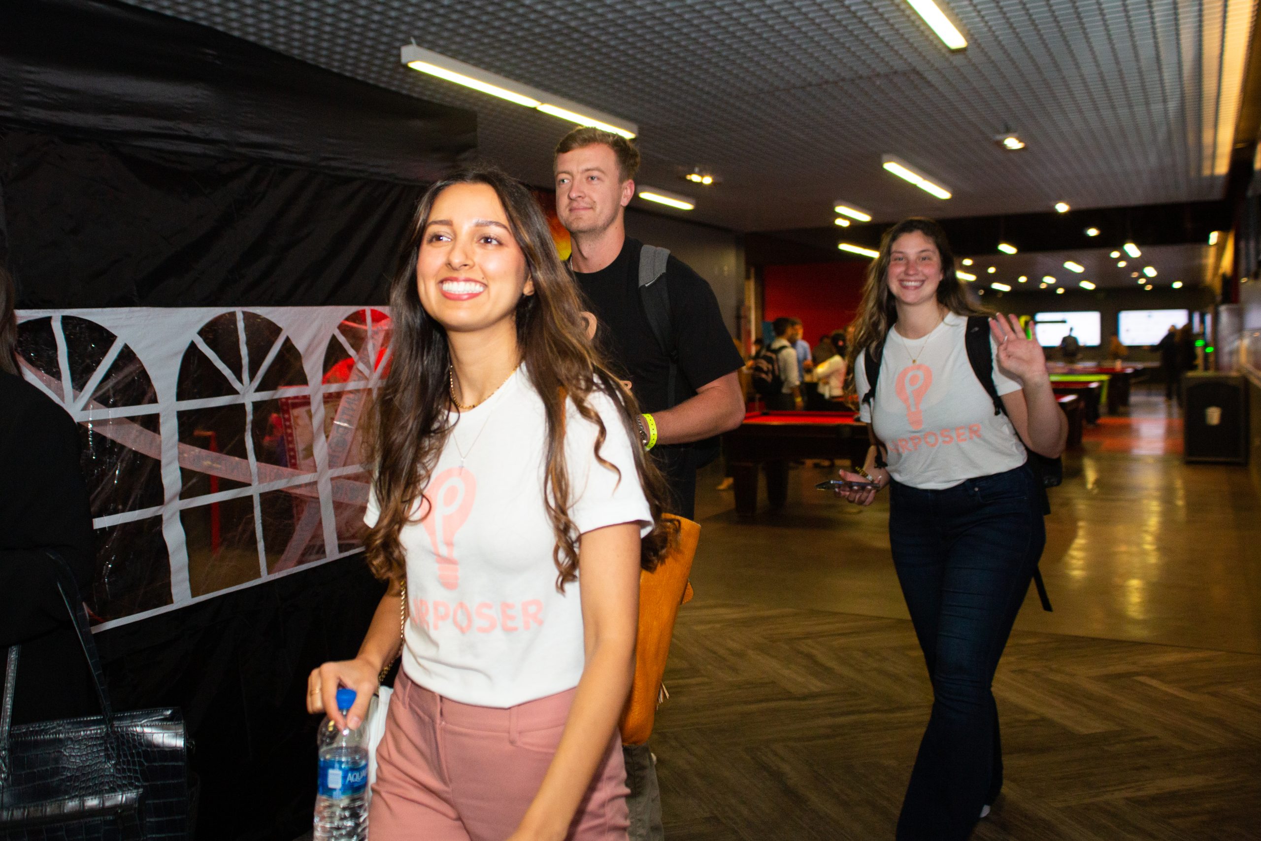 Participants arriving at a Startup San Diego community event
