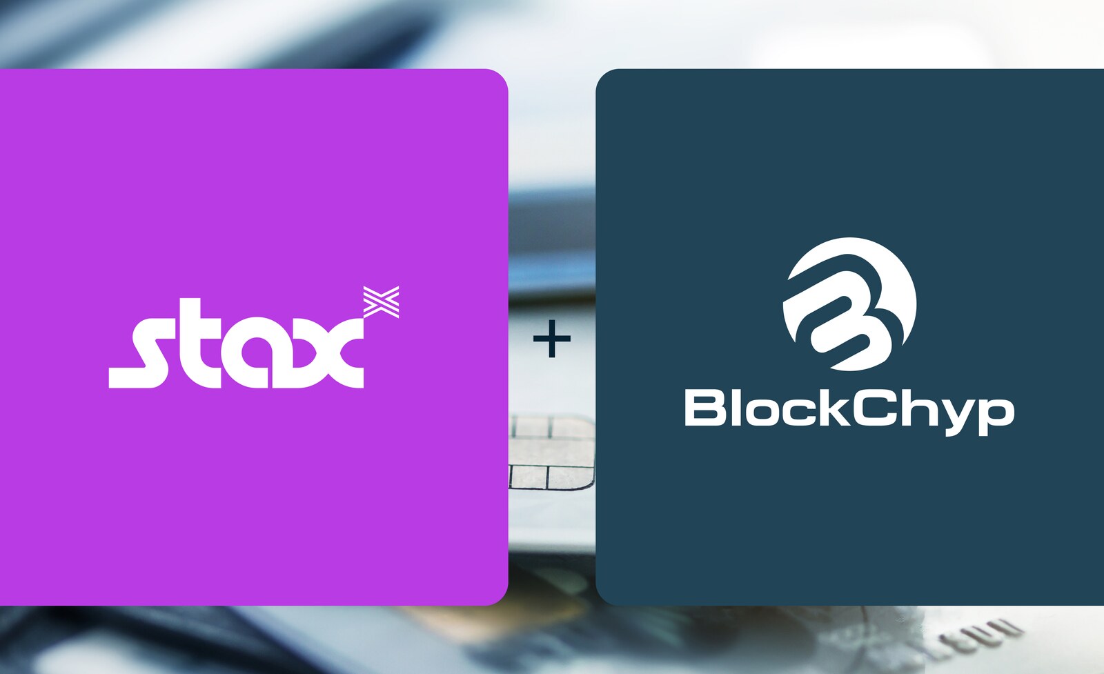 Stax and BlockChyp acquisition announcement graphic