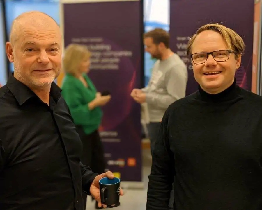 David Holm and Stefan Skoglund together at a professional event