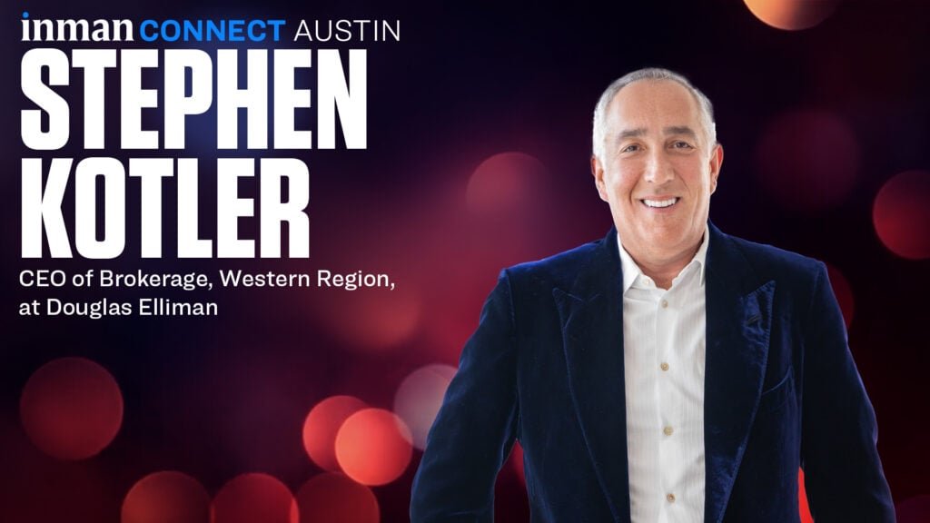Inman Connect Austin promotional graphic featuring Stephen Kotler in 2024