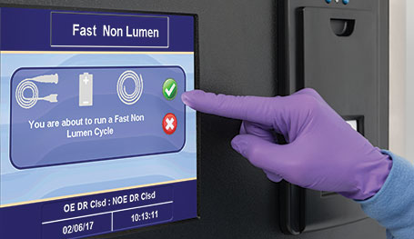 STERIS V-PRO maX 2 product image showing the fast non-lumen cycle