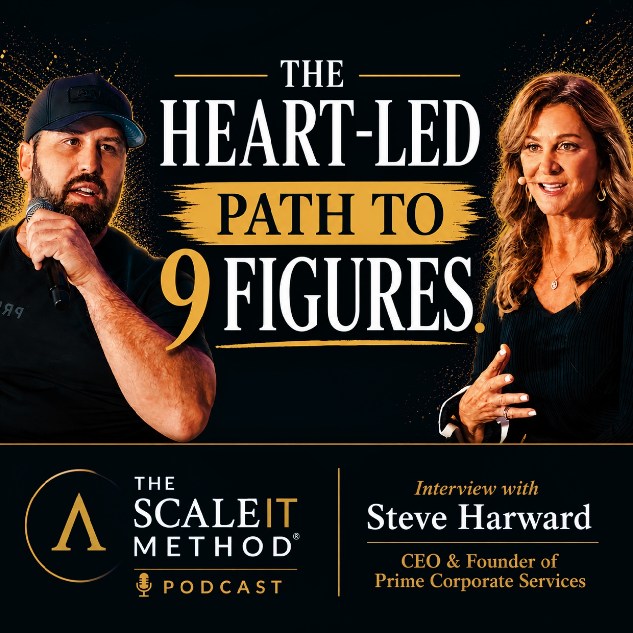 Episode artwork showing Steve Harward holding a microphone alongside interviewer Allison Maslan