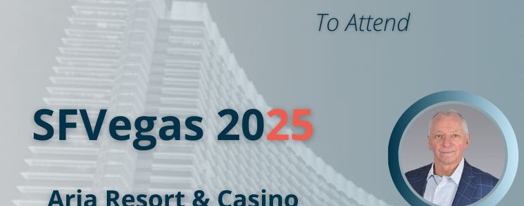 Clarus Capital event notice showing Steve O'Leary for SFVegas 2025