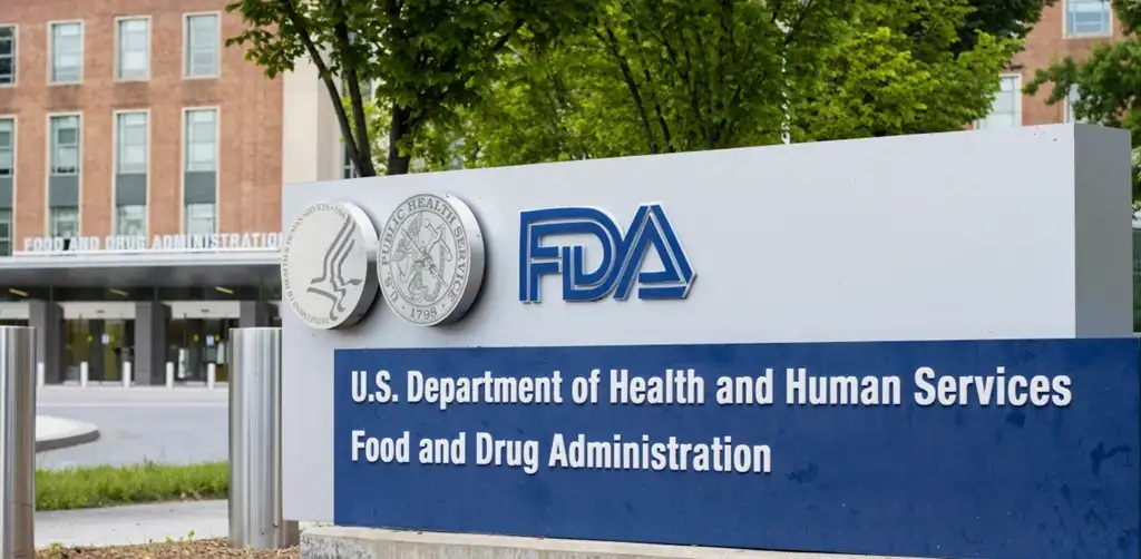 Sign outside the U.S. Food and Drug Administration