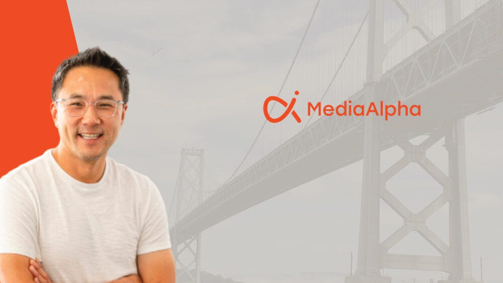 Steve Yi in the promotional image accompanying his 2021 MarTech Cube interview