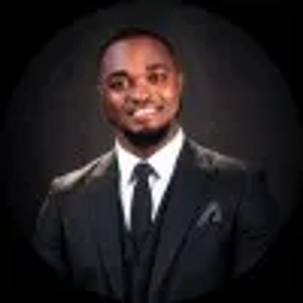 Stock4Less founder Gentille Gohoho in a dark suit