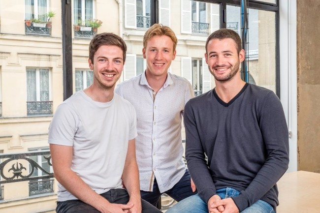 Three Strapi co-founders together in Paris