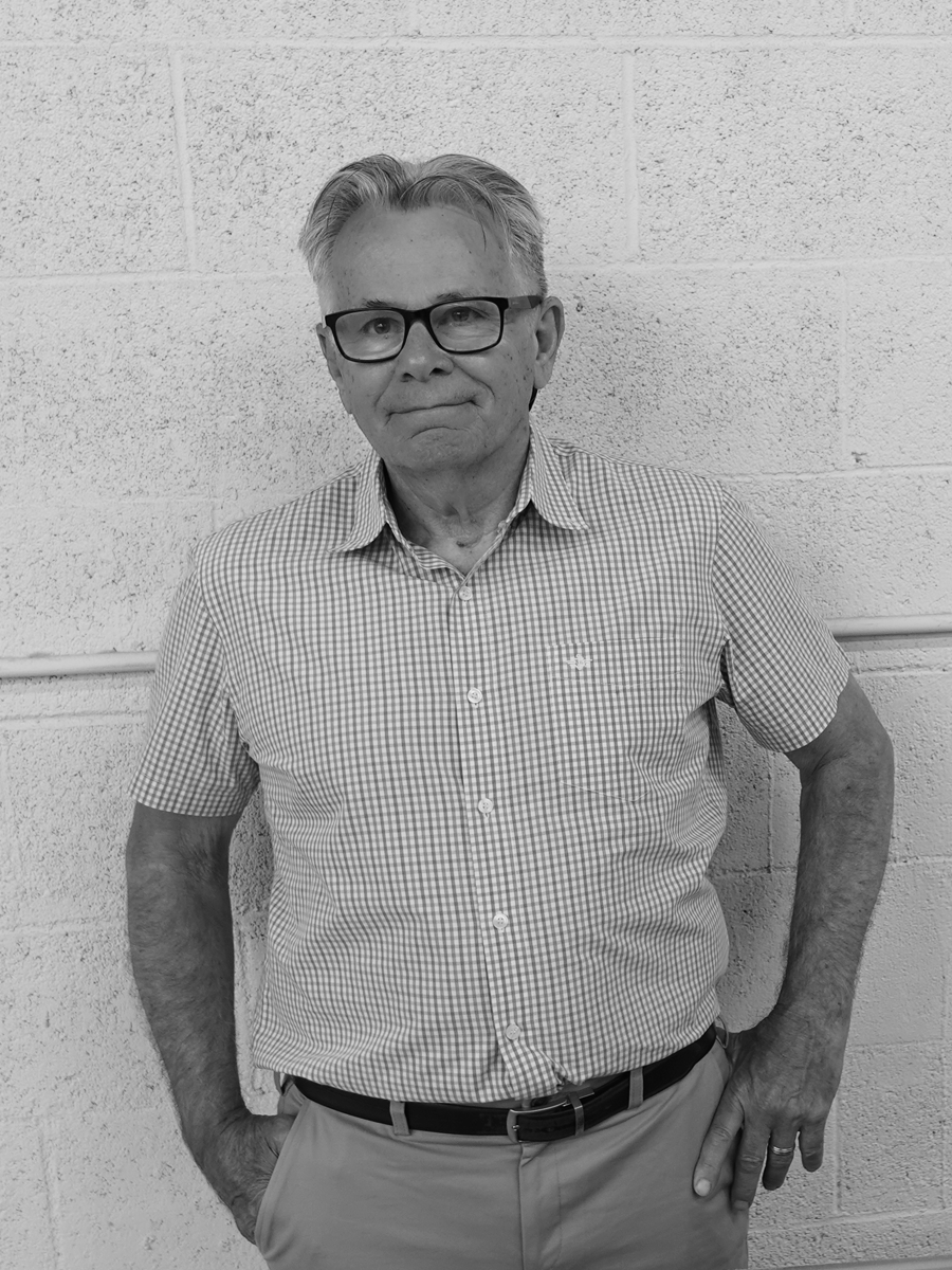 Black-and-white portrait of Subeca founder Hank McCarrick