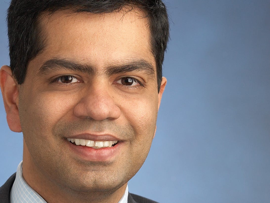 Archival Goldman Sachs photograph of Sumit Rajpal