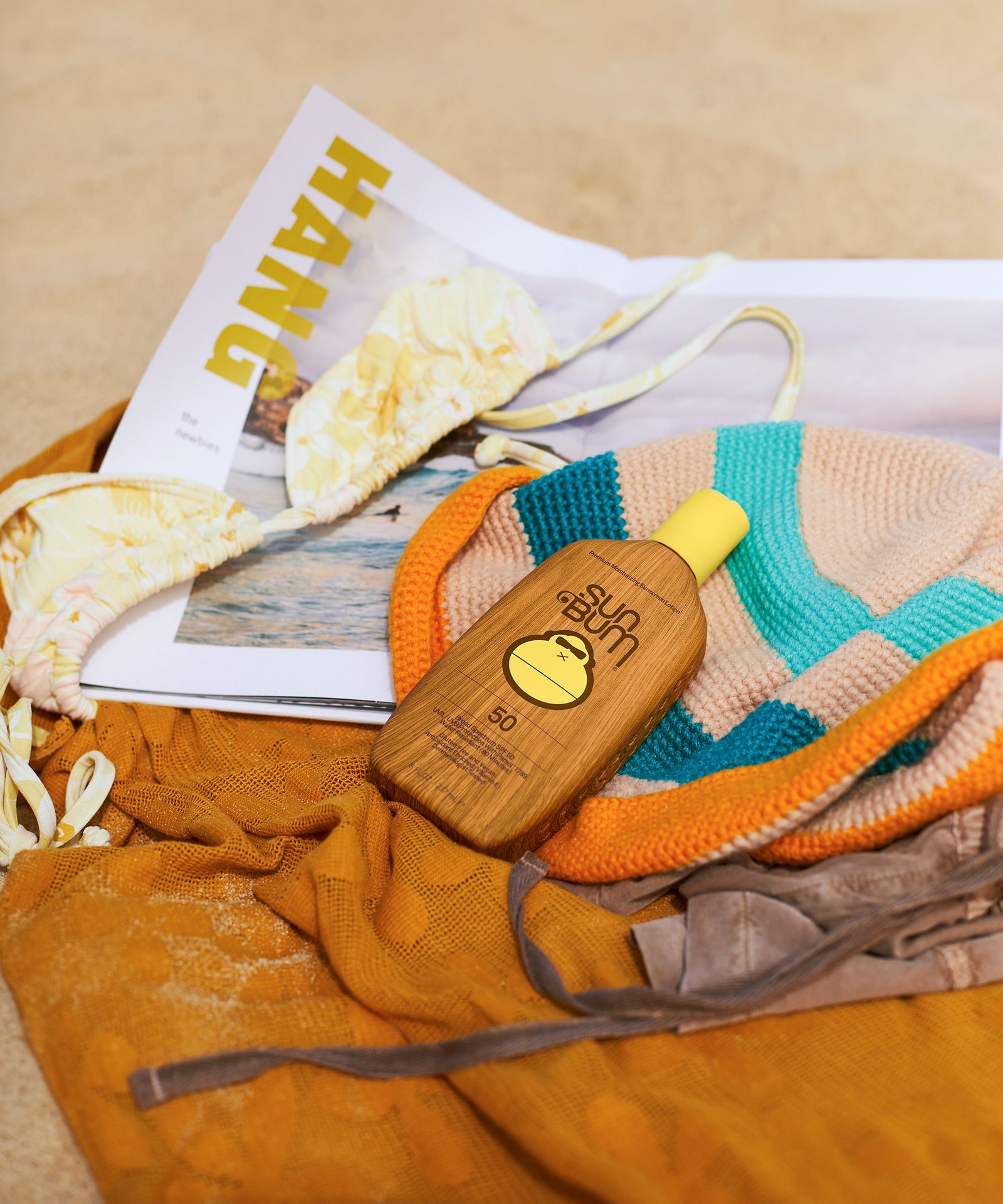 Sun Bum Original SPF 50 sunscreen photographed outdoors in Hawaii