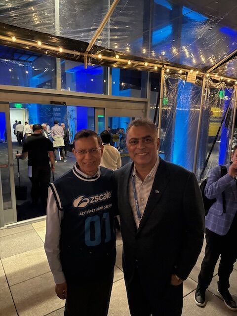 Sunil Frida at an evening Zscaler event