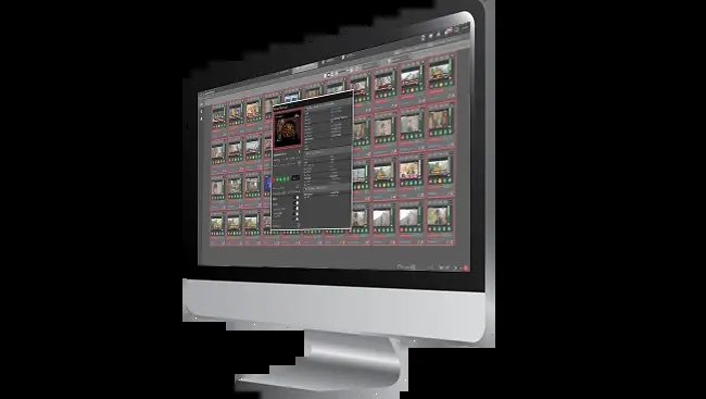 Interra Systems ORION monitoring interface showing service status, video previews and monitoring information
