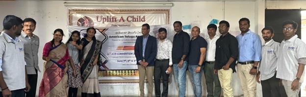 Participants at the VoIP Office, ATA and Uplift a Child education-support event