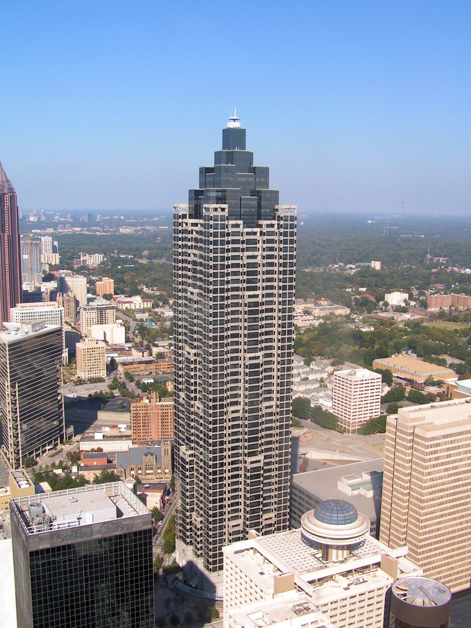 SunTrust Plaza rising above downtown Atlanta in an archival 2007 photograph