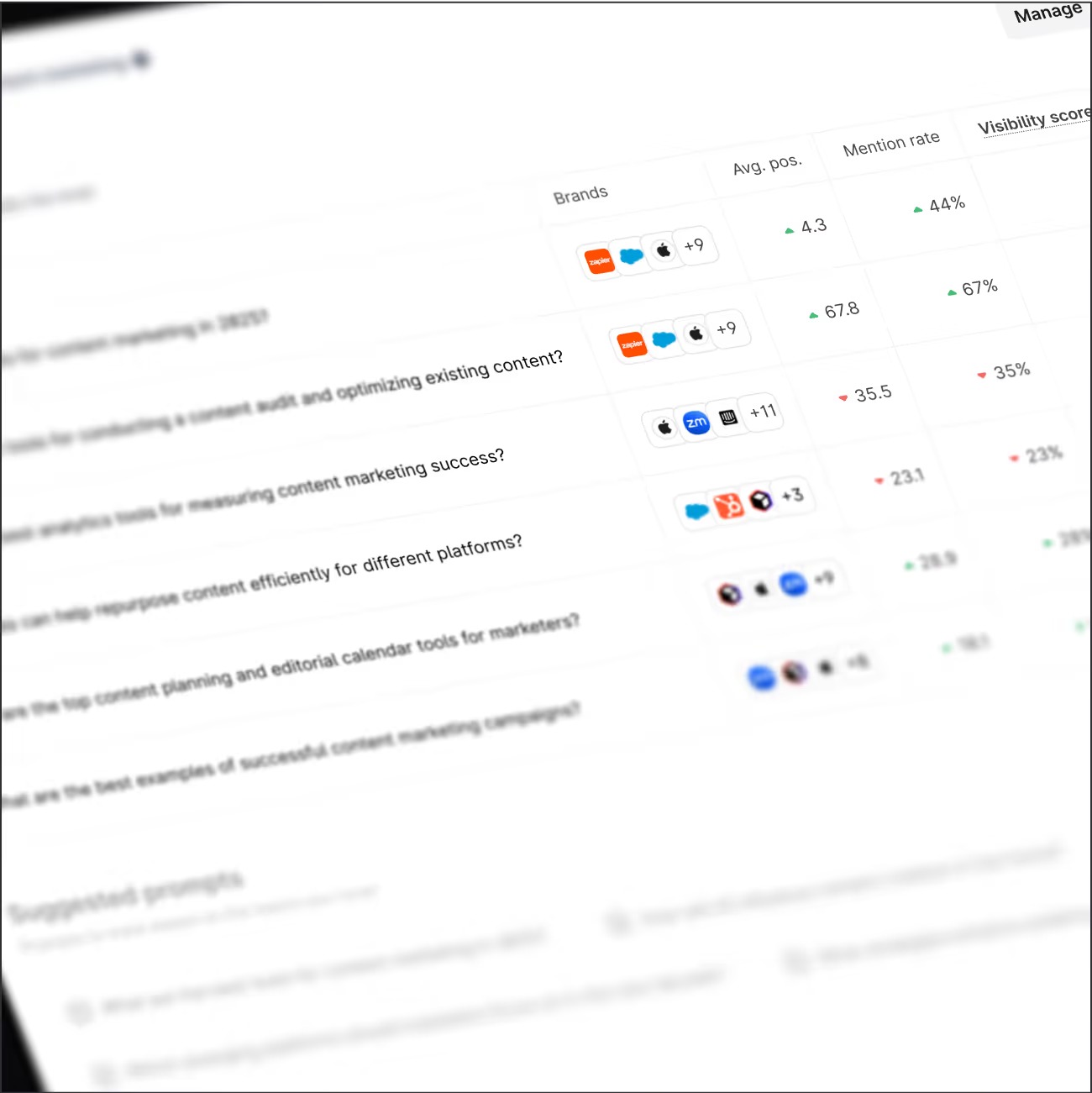 Surfer AI Tracker workflow interface