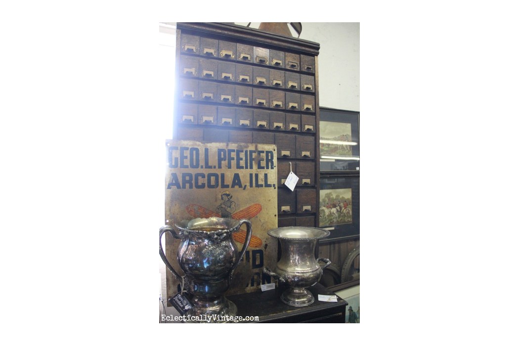 Sweet Clover sells old things. The shop keeps changing.
