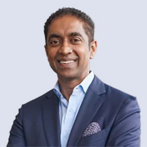 Official portrait of SYNERGEN Health co-founder Mel Gunawardena