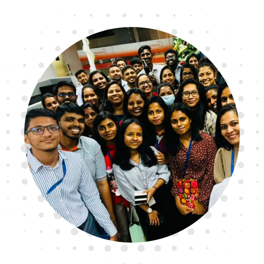 SYNERGEN Health employees gathered for a group photograph