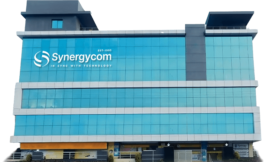 The Synergycom Global Development Center building shown on its company website