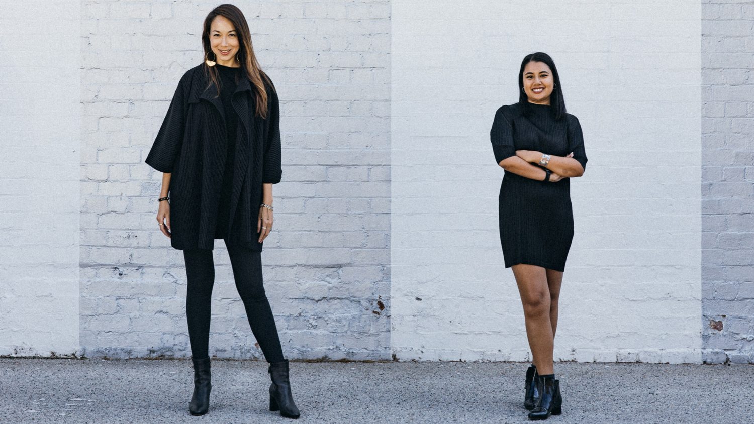 Talenia Phua Gajardo, left, and The Artling gallery director Kim Tay
