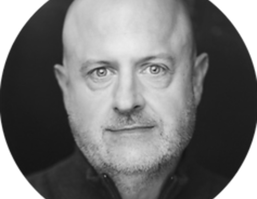 Black-and-white portrait of Talentism founder Jeff Hunter