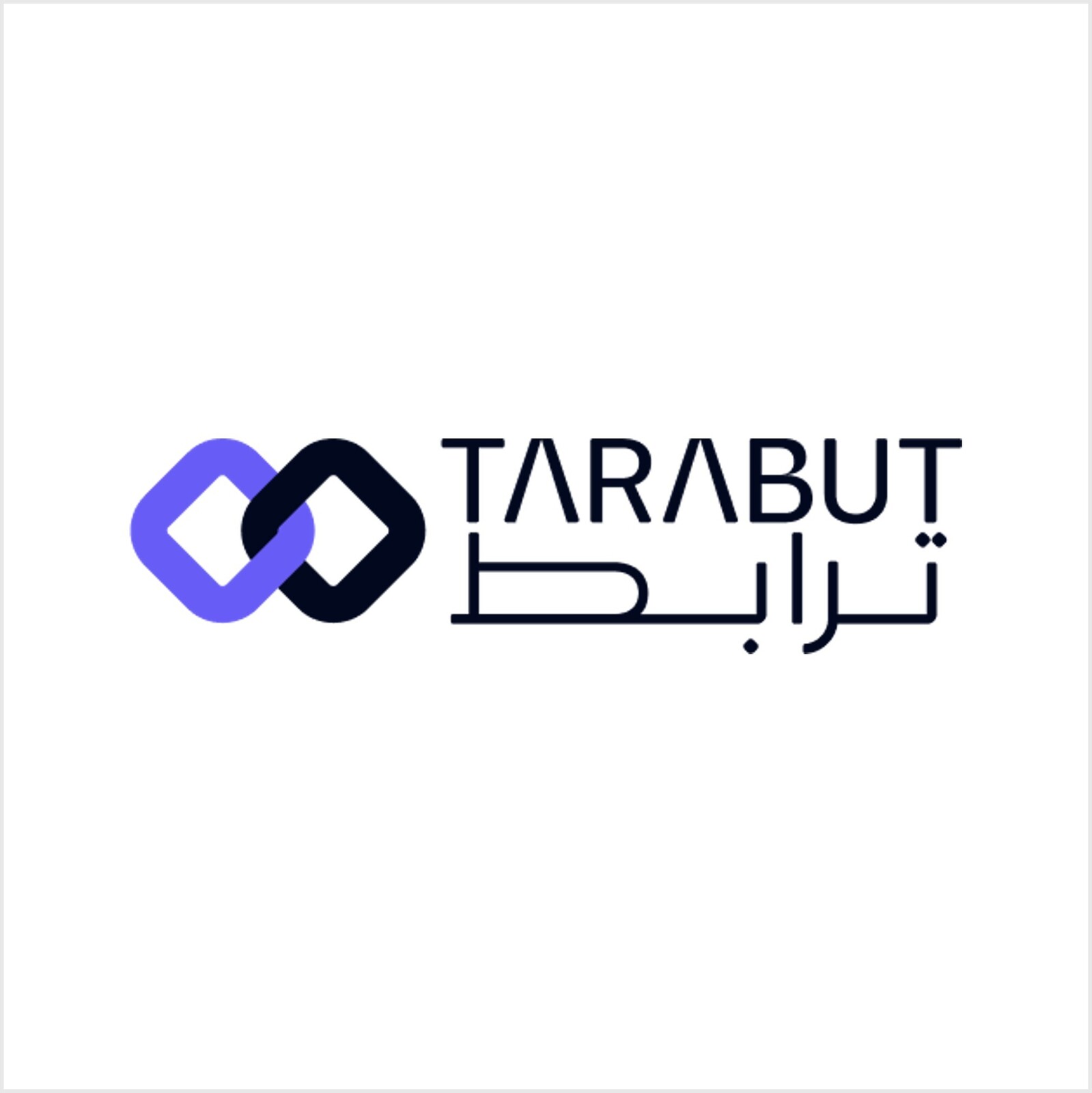 Tarabut logo - two interlocking links with the Tarabut wordmark in Latin and Arabic script