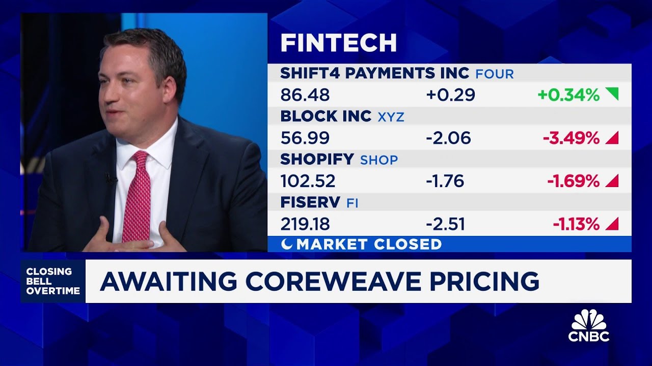 Taylor Lauber speaking in the CNBC studio during a March 2025 interview
