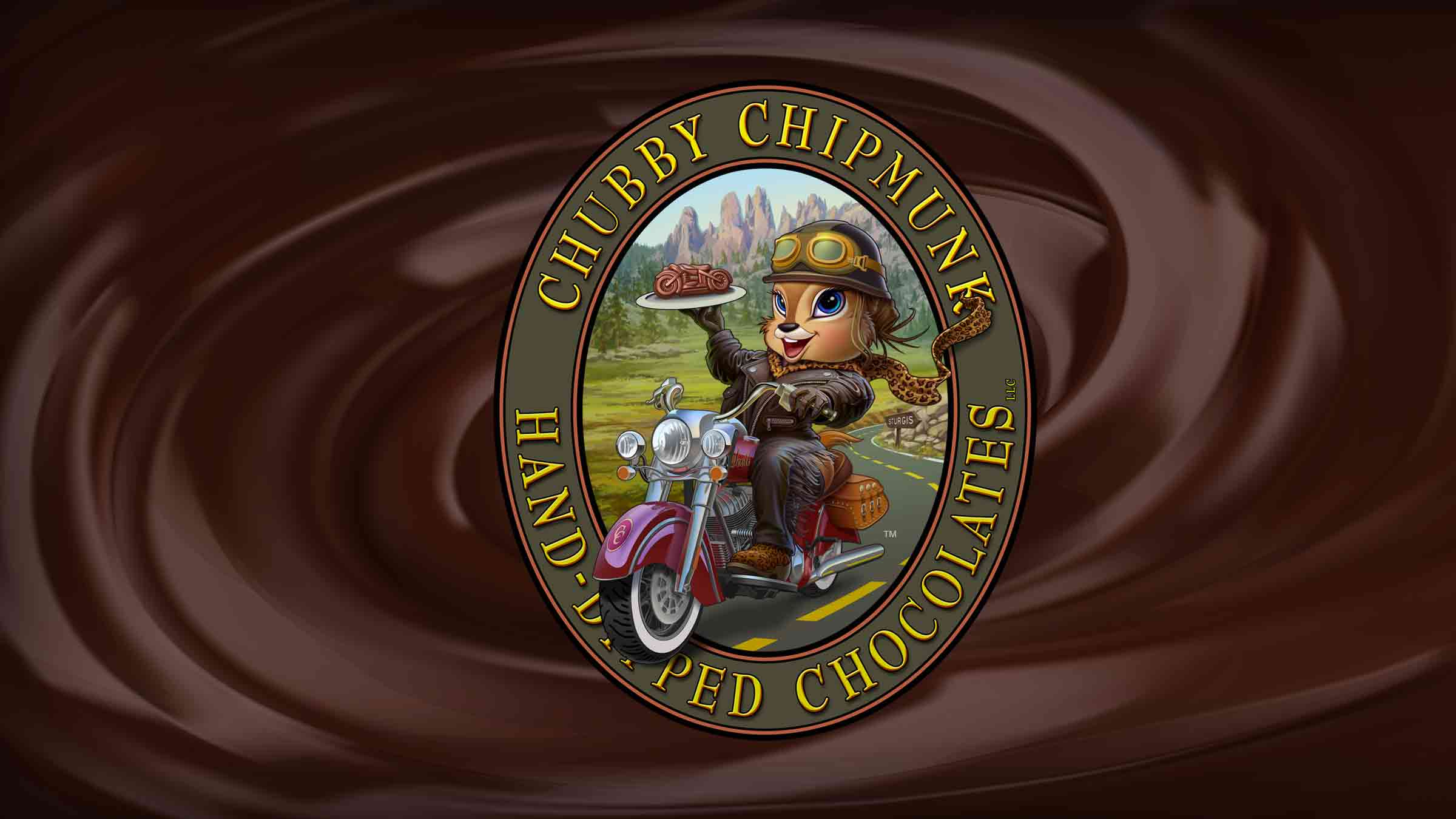 TDG Agency's Chubby Chipmunk e-commerce case study artwork showing handmade chocolates