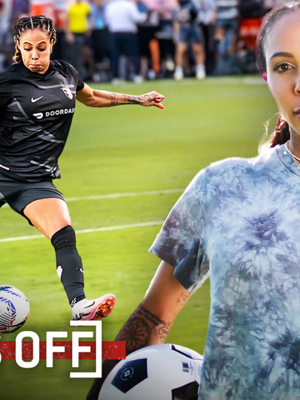 Sydney Leroux in official No Days Off series artwork