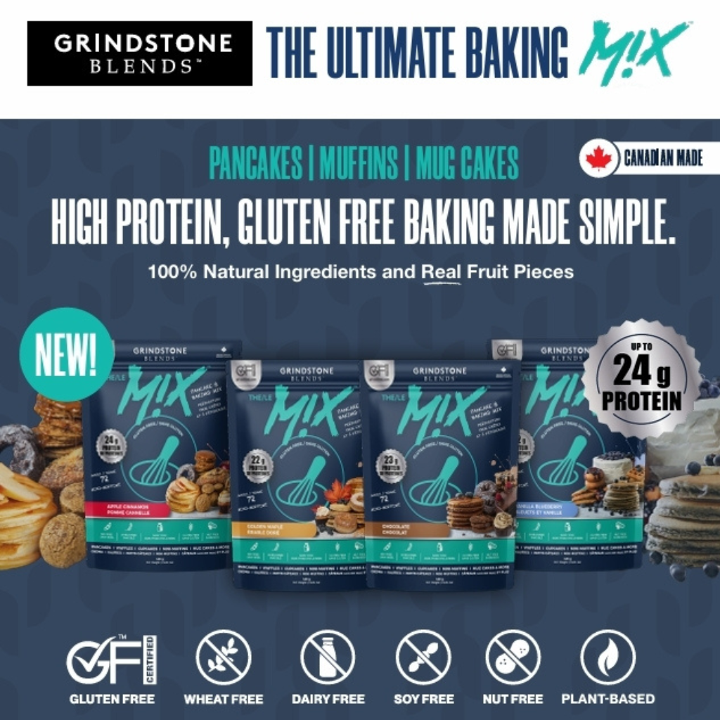Grindstone Blends baking mix product lineup