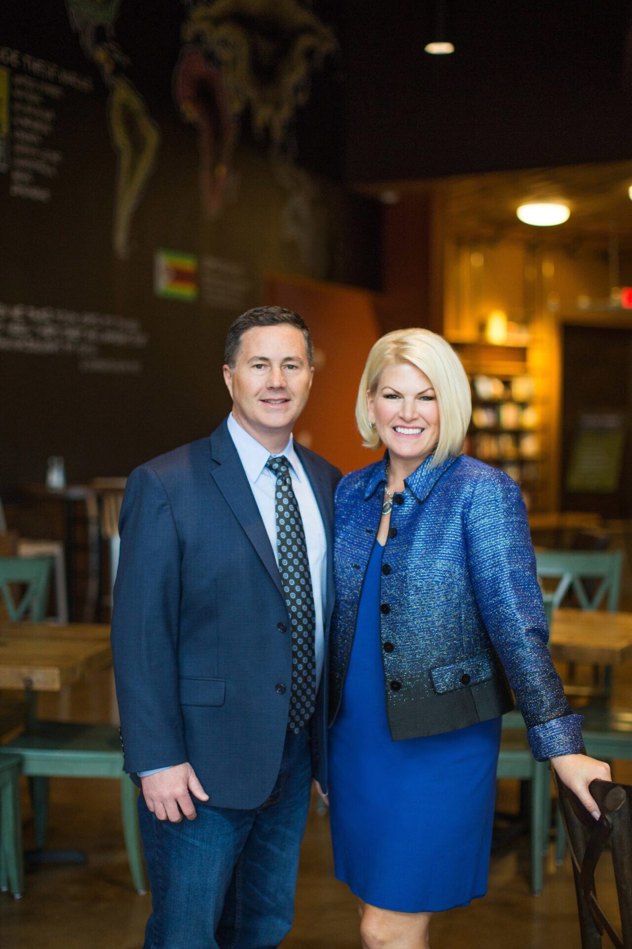 Technology Partners co-founders Greg and Lisa Nichols standing together