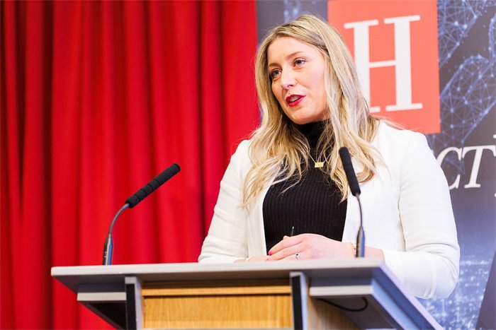 Neon Guard founder Chelsea Jarvie, pictured in Techscaler’s September 2026 case study