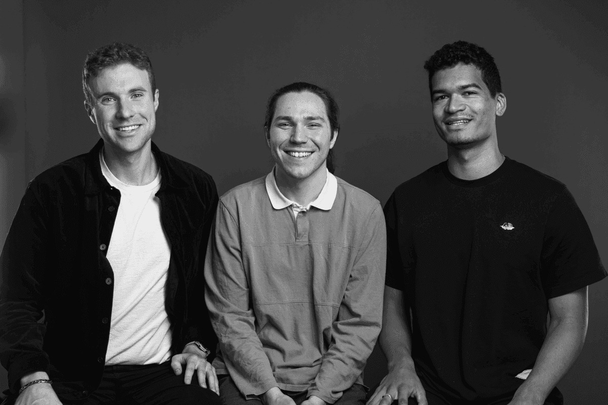 Tennr co-founders Trey Holterman, Tyler Johnson, and Diego Baugh, left to right