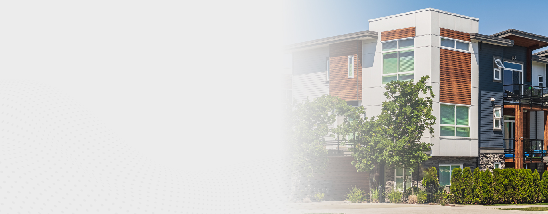 A row of Canadian homes used in Teranet's property market reporting