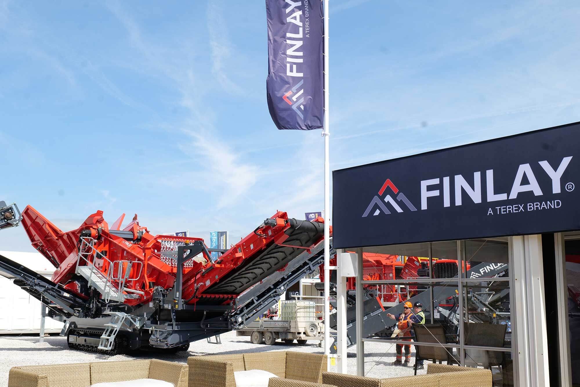 Finlay 883 screening equipment at Hillhead 2026