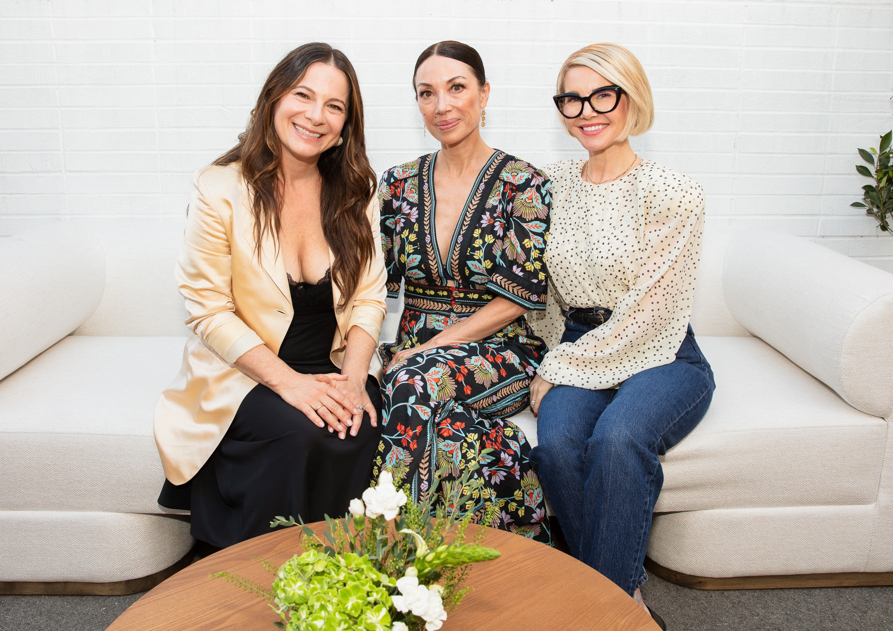 Ashlee Margolis, Jenine Leigh-Pollard and Shana Honeyman seated together at the 2025 industry mixer