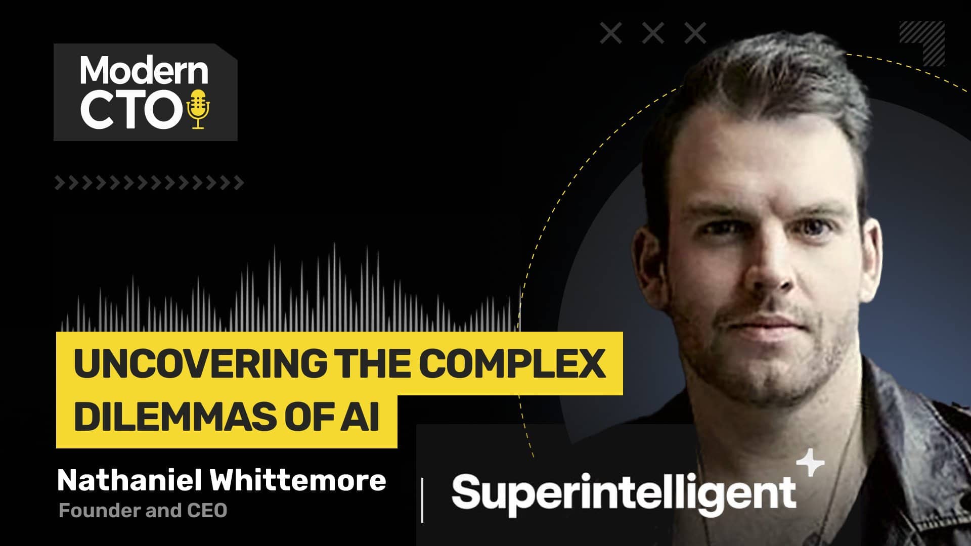 Modern CTO interview artwork featuring Nathaniel Whittemore