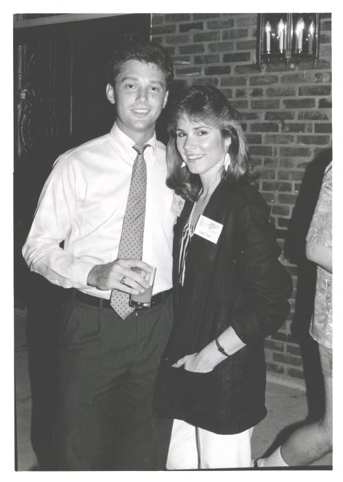 Rick and Liza Looser when they first met